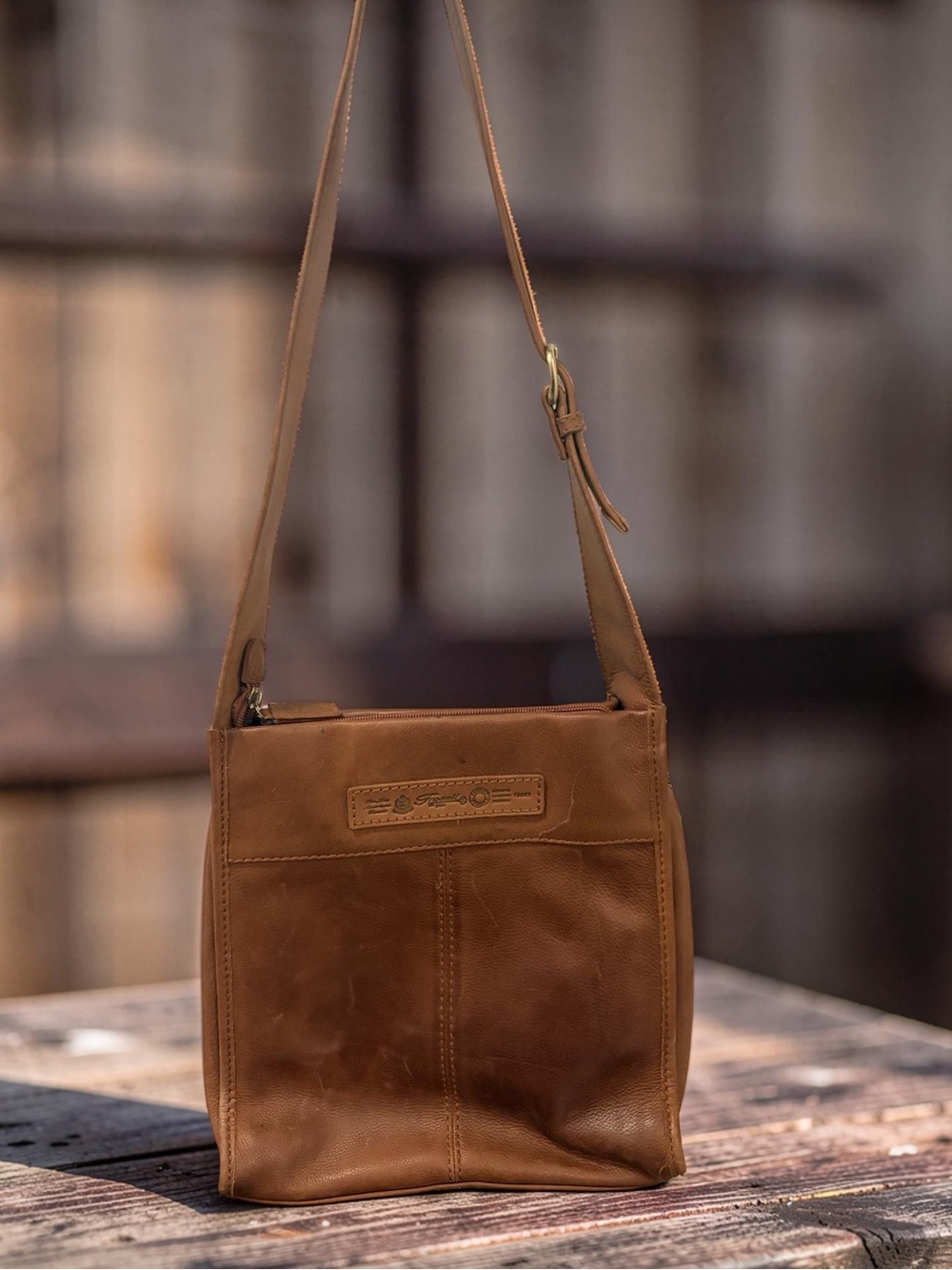 Women’s Brown Leather Crossbody Bag